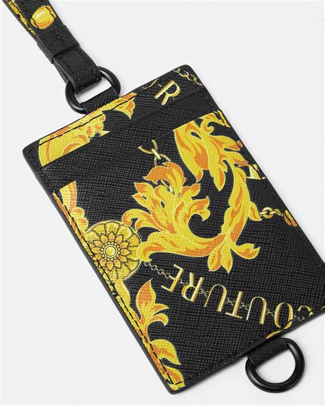 porta chiavi versace|versace card holder.